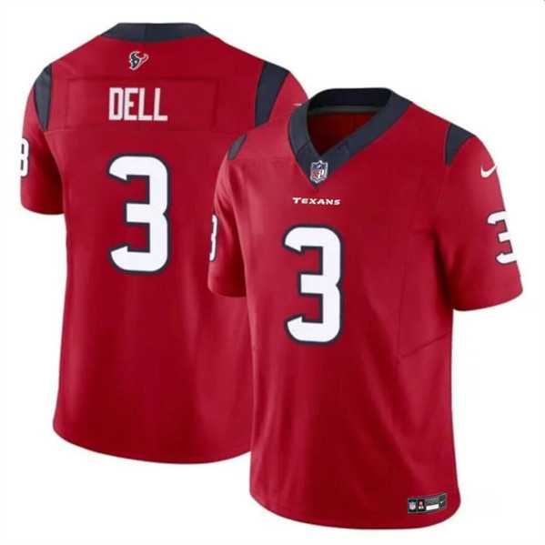 Men & Women & Youth Houston Texans #3 Tank Dell Red 2023 F.U.S.E. Vapor Untouchable Limited Jersey->houston texans->NFL Jersey